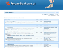 Tablet Screenshot of forum-bankowe.pl